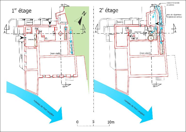 Plans des premier et deuxième étage