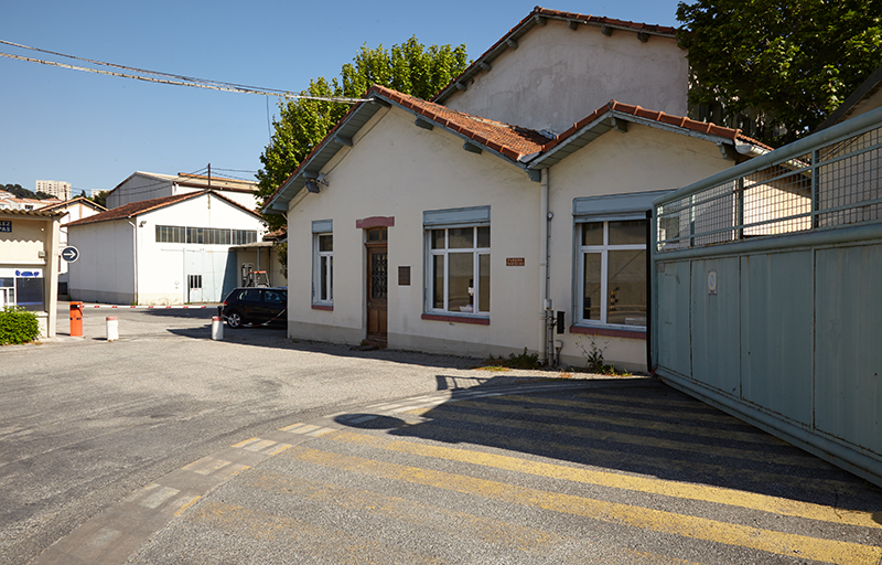 L'accueil à l'entrée du site.