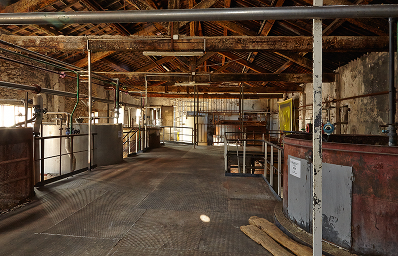 Bâtiment des chaudrons : la mezzanine vue vers l'ouest.