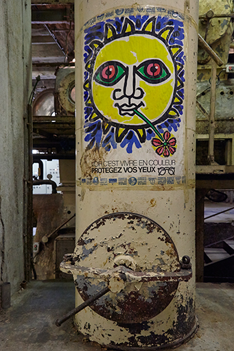Dans l'atelier de fabrication du savon.
