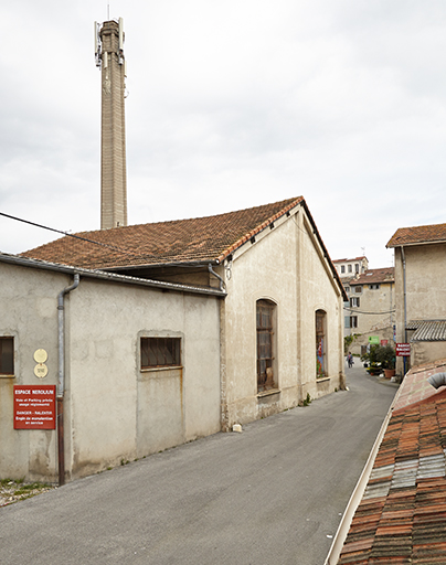 L'arrière de la chaufferie.