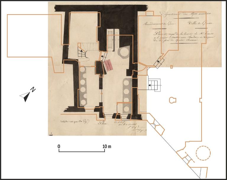 Plan comparé (1866-2015) de l'usine Hugues Aîné