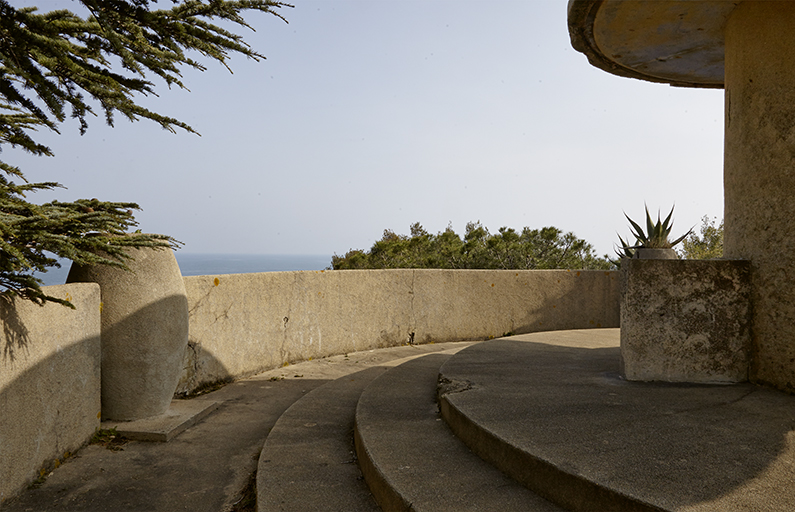 Terrasse-belvédère du château d'eau.