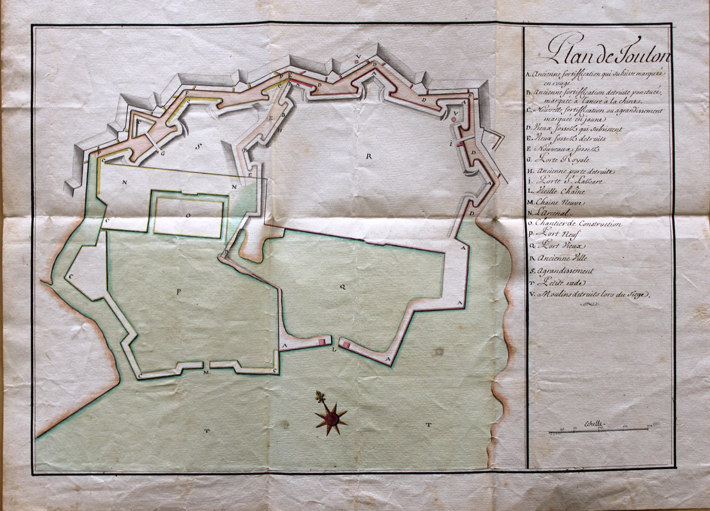 Plan de Toulon. 1726.