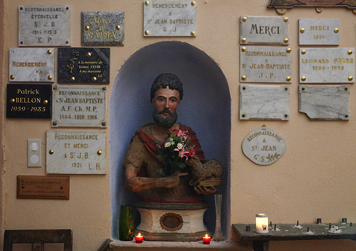 Buste-reliquaire : Saint Jean Baptiste