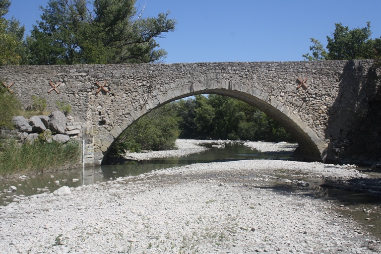 L'élévation ouest (amont).
