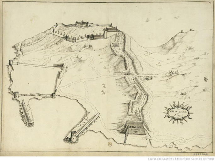 La Ville et Citadelle de Saint-Tropés. 1647. ; La Ville et Citadelle de Saint-Tropés. 1647.