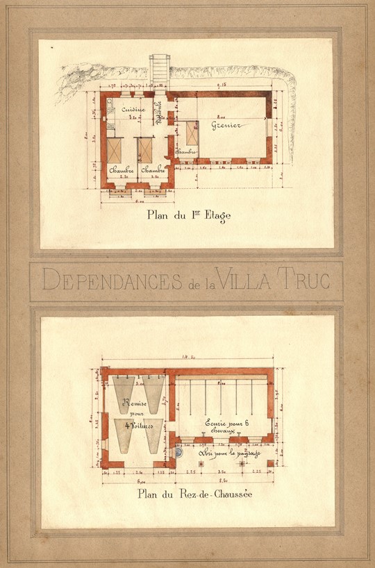 DEPENDANCES de la VILLA TRUC.