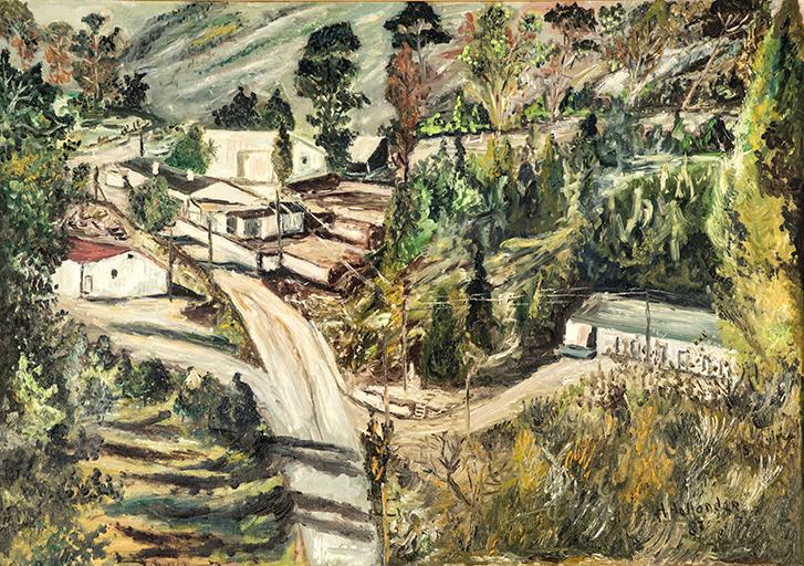  [Le hameau forestier de Mouans-Sartoux.], 1982.