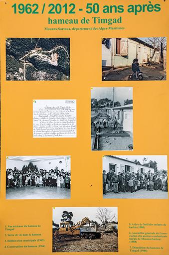 1962/2012, 50 ans après, hameau de Timgad.
