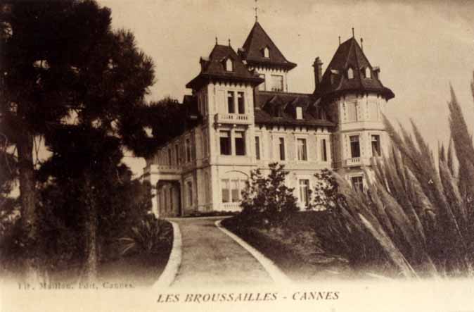 Les Broussailles - Cannes. Début du 20e siècle.