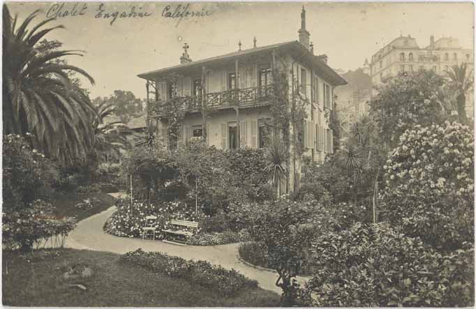 Chalet Engadine Californie, avant 1930.