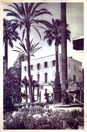 [Vue de la villa Saint-Honoré et de son jardin.], sd.