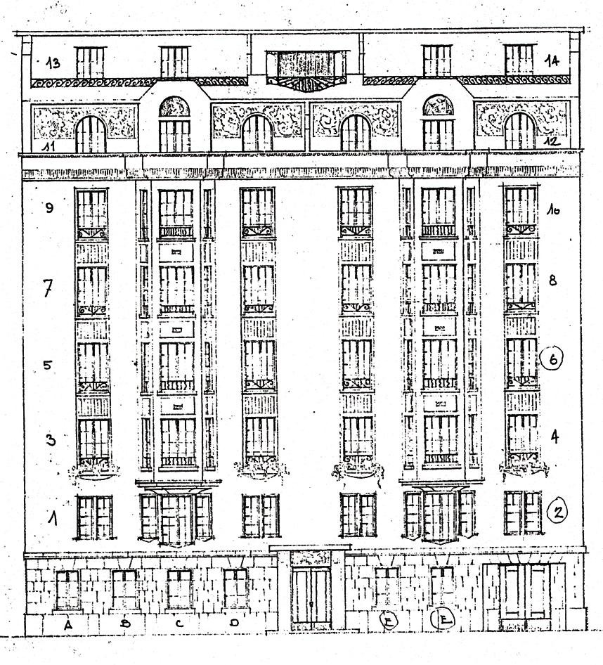 [Palais de l'Estérel. Façade.]
