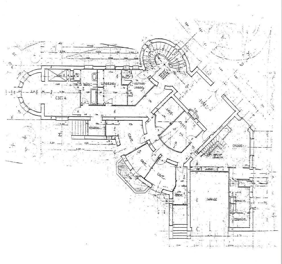 [Villa Laurana à Cannes. Plan du rez-de-chaussée.], 1927.