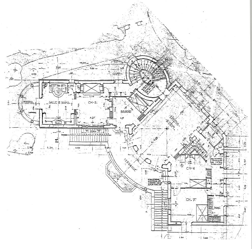 [Villa Laurana à Cannes. Plan du 1er étage.] 1927.