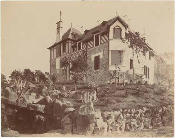 [Villa Edelweiss. Vue prise du sud-ouest.], vers 1900.