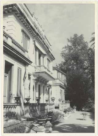 [Villa Alabama. Façade sud. Corps central.], vers 1930.