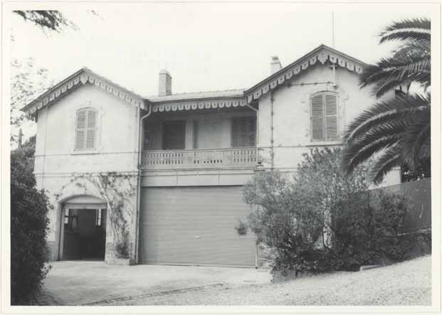 [Villa Alabama. Conciergerie, élévation antérieure.], vers 1930.
