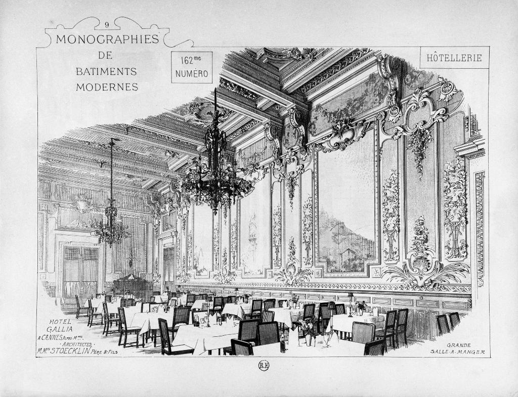 Grande salle à manger, [vers 1901].