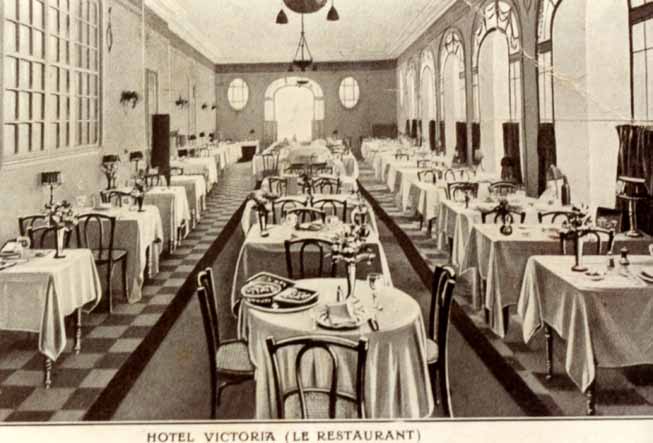 Hôtel Victoria (le restaurant), [après 1924].