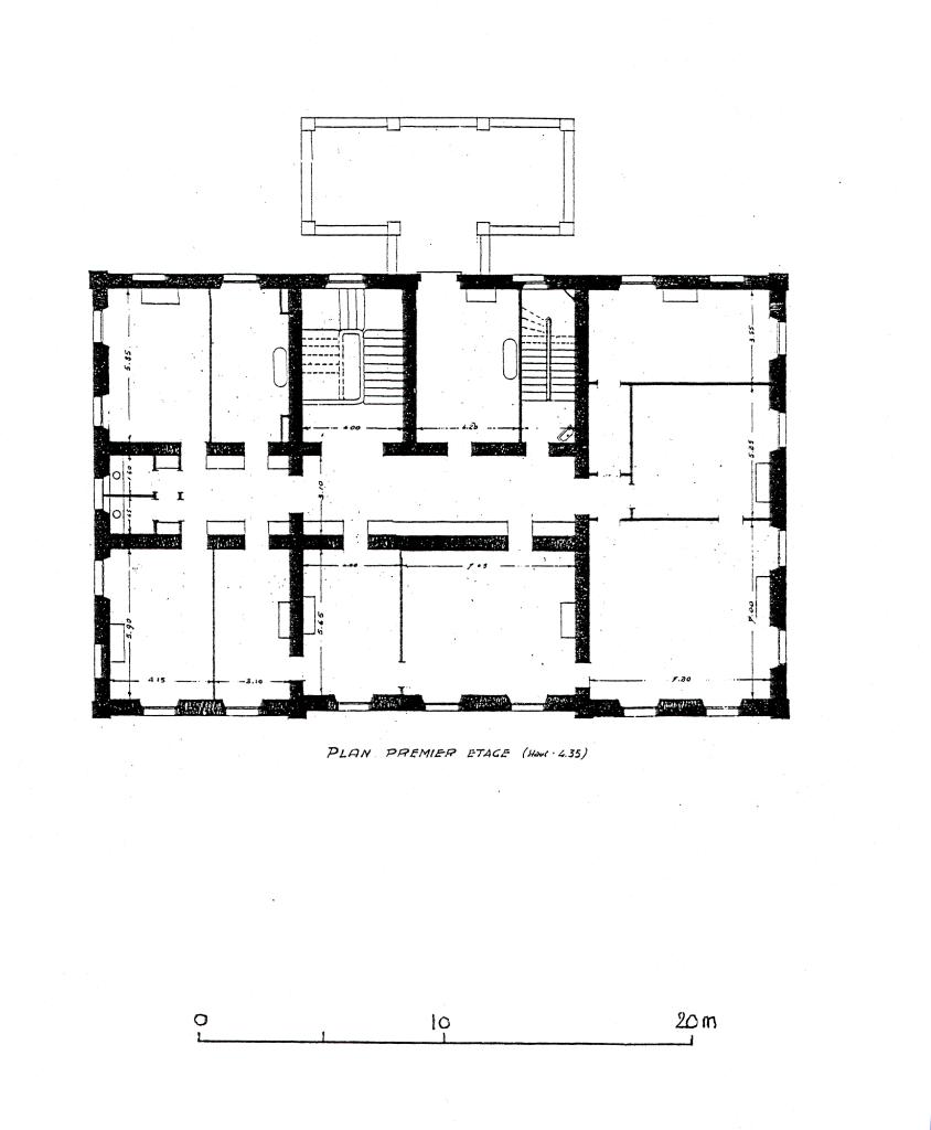 Villa Les Dunes. Cannes. Plan premier étage, sd.