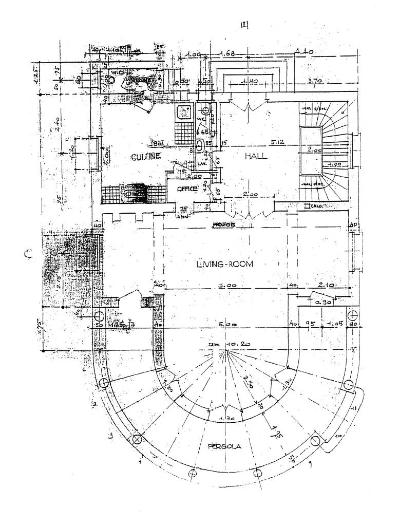 [Villa La Saugette à Cannes. Plan du rez-de-chaussée.] 1926.