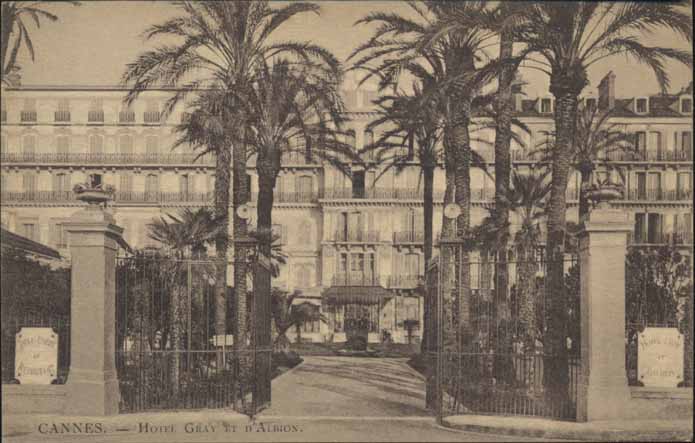 Cannes. Hôtel Gray et d'Albion, [1900].