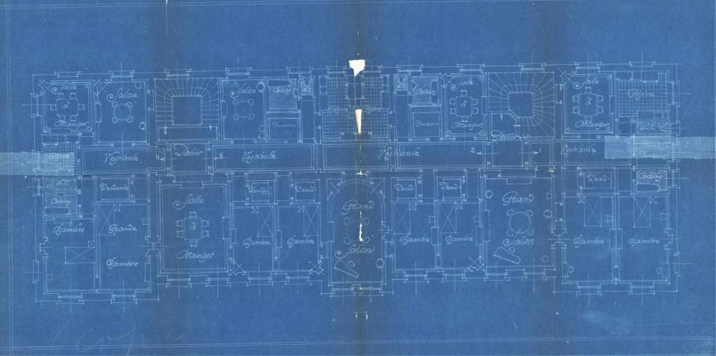 [Cannes. Hôtel de France. Plan du premier étage.], [1921].