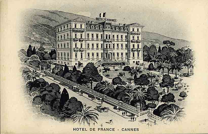 Hôtel de France. Cannes, [vers 1930].