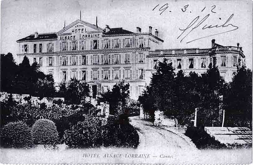 Hôtel Alsace-Lorraine. - Cannes, [vers 1910].