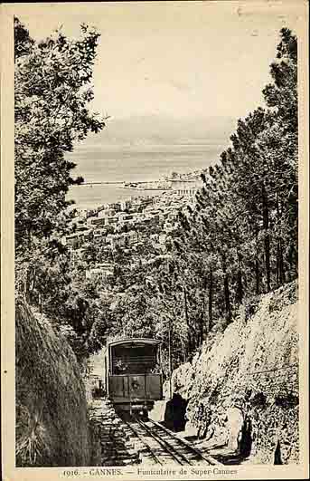 Cannes. - Funiculaire de Super-Cannes, 1947.