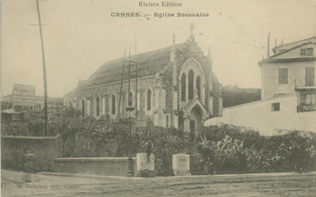 Riviera Edition. Cannes. - Eglise écossaise, [vers 1900].