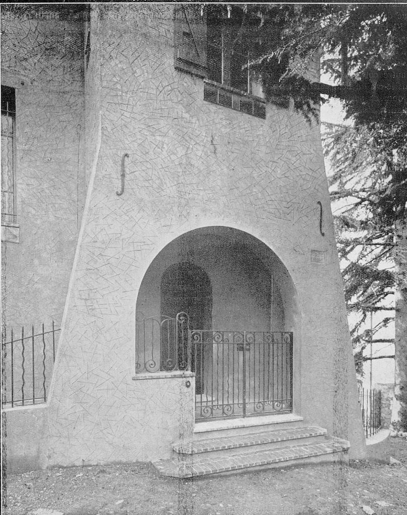 Villa provençale à Cannes - Le Porche : Henri Bret, Architecte, 1931.