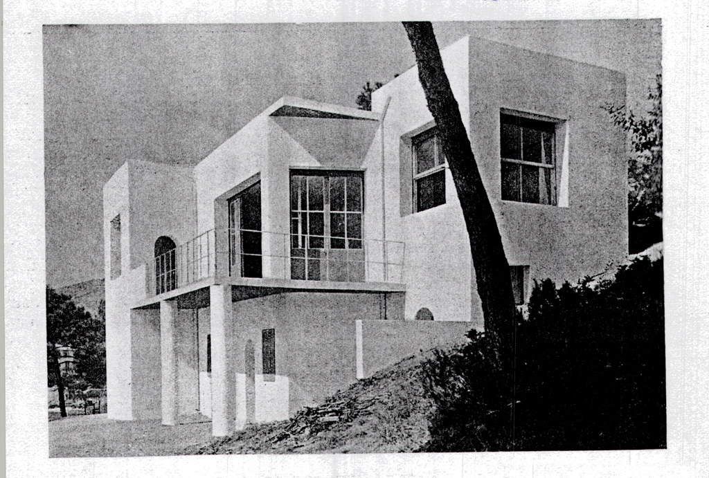 Villa Lahy au Lavandou. Façade principale, 1926.