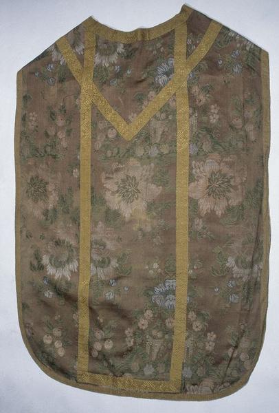 Voile de calice, chasuble, étole (ornement vert)