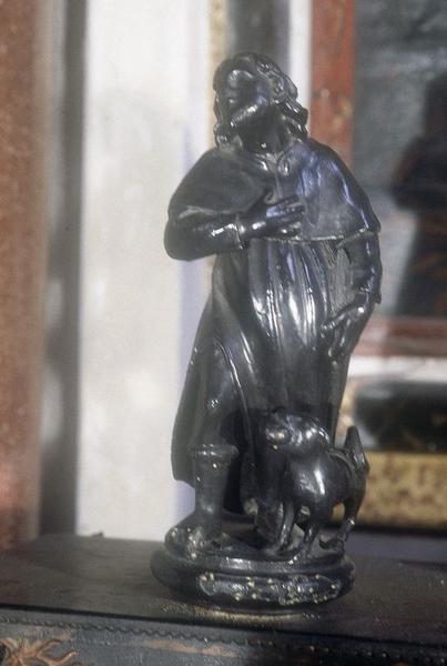 Statue de saint Roch ornant le reliquaire