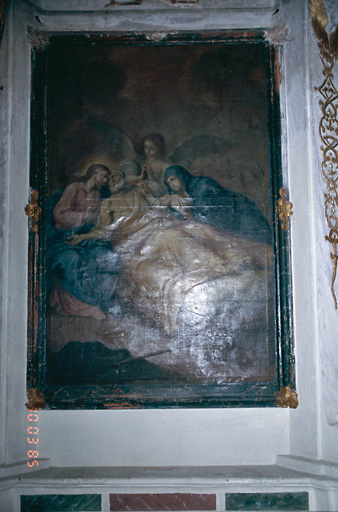 Tableau d'autel : Mort de saint Joseph