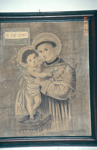 Dessin : Saint Antoine de Padoue et l'Enfant Jésus