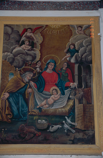 Tableau d'autel : Nativité