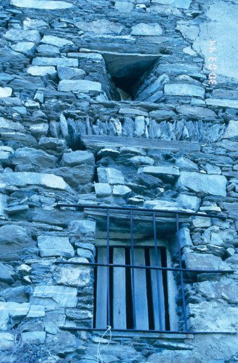 Détail de l'élévation postérieure.