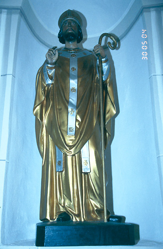 Statues : Saint Pancrace, saint Augustin