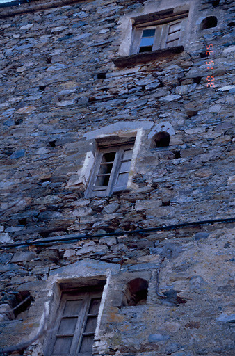 Détail de l'élévation antérieure.