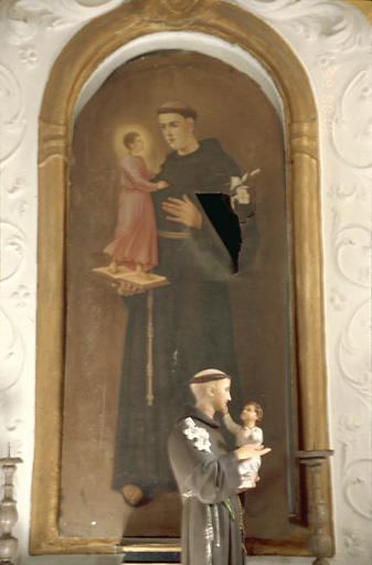 Tableau d'autel : Saint Antoine de Padoue et l'Enfant Jésus