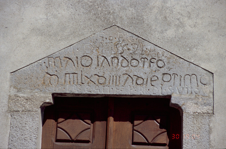 Inscription et dates portées : 1468, 1755.