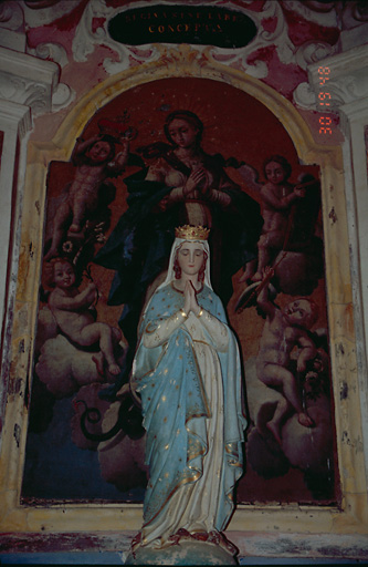 Tableau d'autel : Immaculée Conception