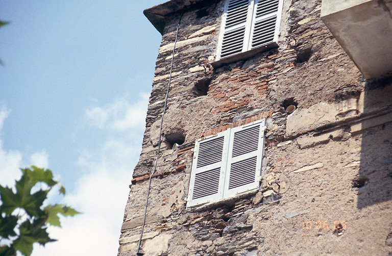 Détail de la surélévation.