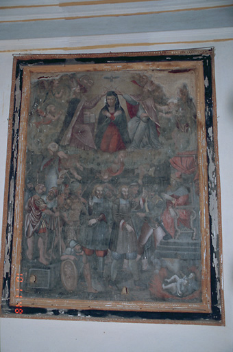 Tableau d'autel : Martyre de saint Côme et saint Damien