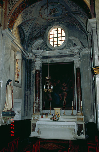 Ensemble de l'autel secondaire de saint Blaise et de Notre-Dame des Grâces