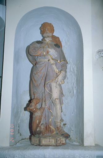 Statue (petite nature) : Saint Roch